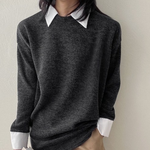 보리맘 골 카라 임산부 티셔츠 Y346