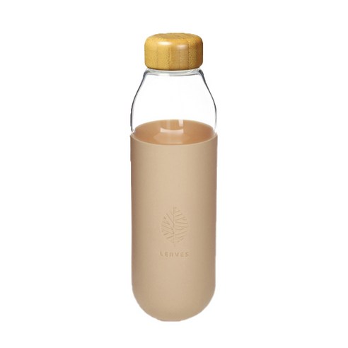 Leaves 유리 컬러드 텀블러, Heizulnut, 500ml