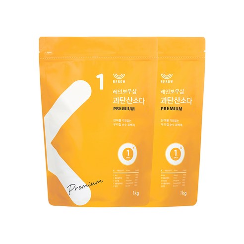 레인보우샵 K1 과탄산소다 베이직, 1kg, 2개