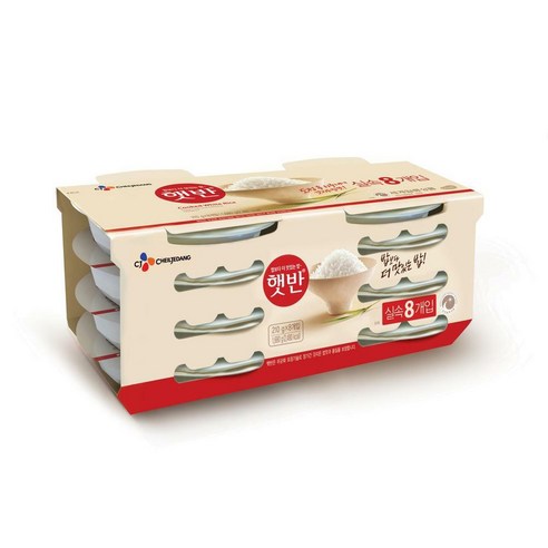 햇반 백미밥, 210g, 48개