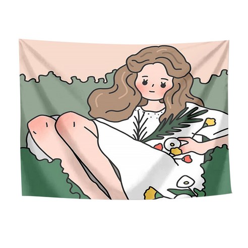 마켓A 틴에이저 소녀 태피스트리, 풀밭소녀