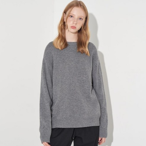 레이디볼륨 여성용 OVERFIT WOOL ROUND 니트