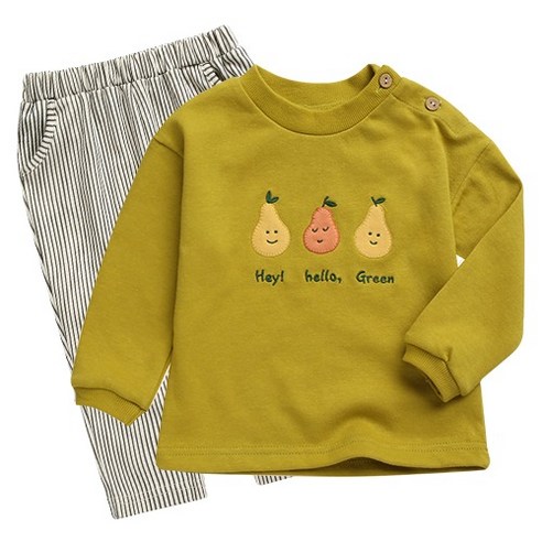 그린베베 아동용 봄가을 티모 상하복 2종세트