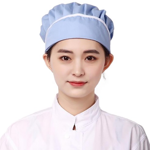 마켓에이 주방 위생모, 블루, 3개