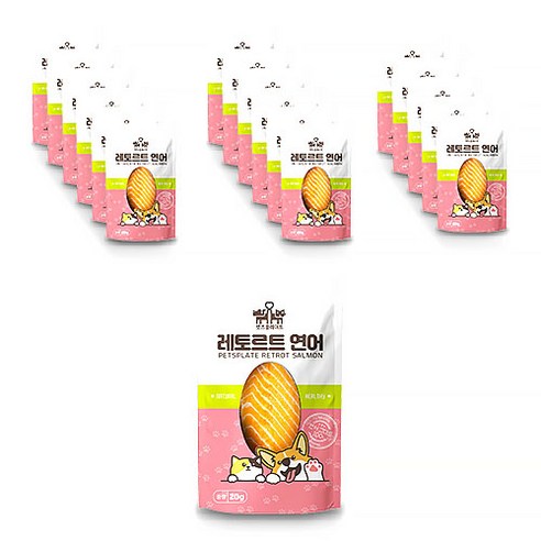 펫츠플레이트 레토르트 간식 20g, 치킨맛, 36개