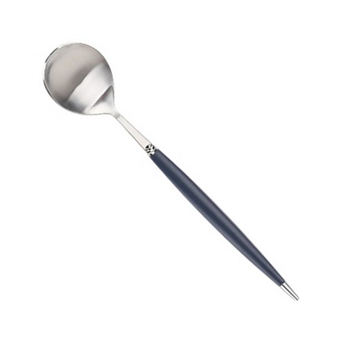 백산 몽블랑 큐티 수저 21.5cm, 네이비, 1개, 단품