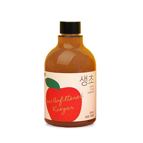 생생초 생초 사과 식초, 350ml, 1개