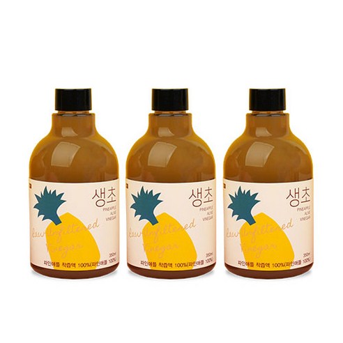 생생초 생초 파인애플, 350ml, 3개
