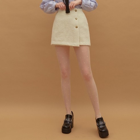 [셀럽 착용] 하트클럽 Heart Tweed Skirt
