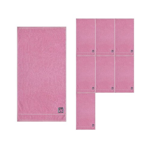 BT21 악세사리 세면타월 170g 30수 면사, 쿠키, 8개