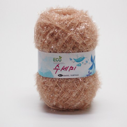 아실닷컴 에코 수세미 뜨개실 80g x 4p, 36 베이지