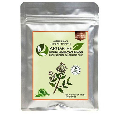 아름채 내추럴헤나 케미칼 파우더 100g, 라이트브라운, 1개