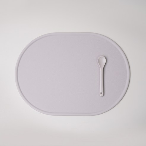 보울보울 볼볼 실리콘 테이블매트, 애쉬그레이, 400 x 290 mm