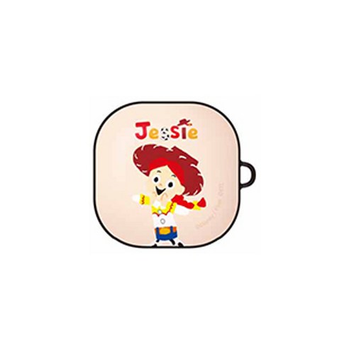 디즈니 토이스토리 버즈라이브/버즈프로 케이스 키링형, 베이지_제시