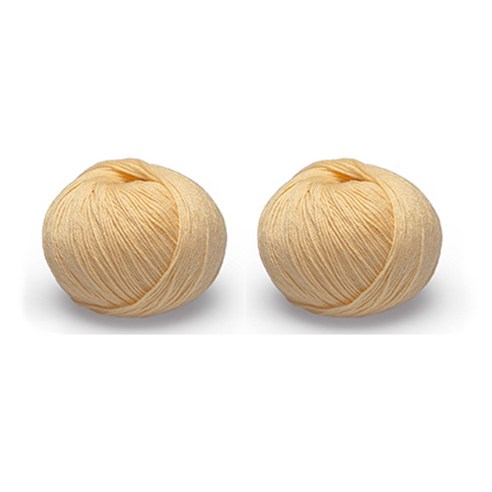 kpc yarn 글랜콜 울코튼 DK 뜨개실 2p, 페어드롭, 116m