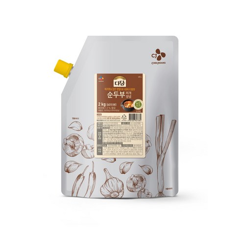 다담 순두부찌개양념, 2kg, 1개