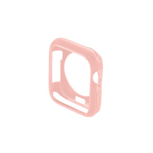 비쉐르 캔디펍 애플워치5 44mm TPU 젤리 케이스, 핑크, 1개