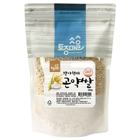 토종마을 발아현미 곤약쌀, 500g, 1개