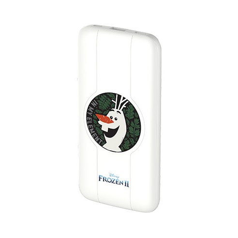 코끼리 겨울왕국2 코끼리 R팩 프리퀵 보조배터리 10000mAh, KPW-R100U1-DZ, 올라프