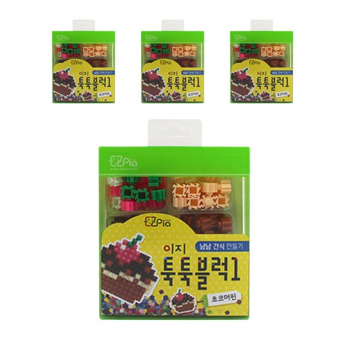 이지피아 이지툭툭 나노블럭 간식만들기 4p, 초코머핀