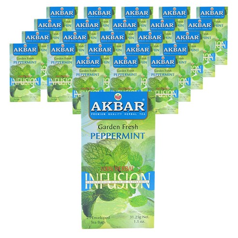 아크바 페퍼민트 1.25g x 25p, 31.25g, 25개입, 24개