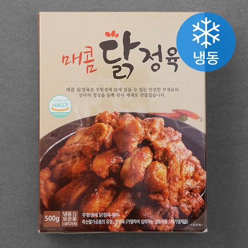 자연에찬 매콤 닭정육 (냉동), 500g, 1개