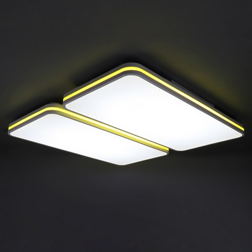 원하 국산 칩셋 스퀘오렌 거실천장등 LED120W 플리커프리, 화이트