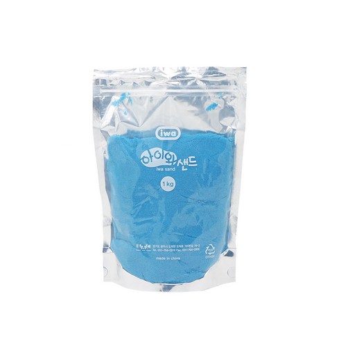 아이와 샌드 리필, 블루, 1kg, 1개