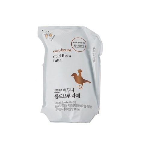 달콤하고 고소한 한 잔의 여유, 코코브루니 콜드브루 라떼