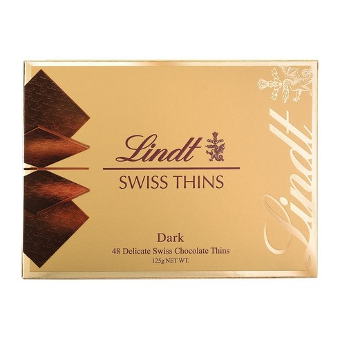 린트 씬즈 다크 초콜릿, 125g, 9개