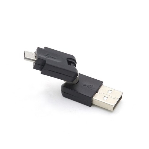 컴스 회전형 마이크로 5핀 to USB A 변환젠더, G3900