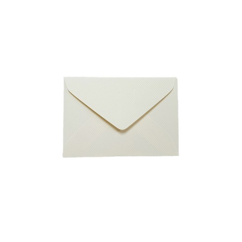 미니카드사이즈 종이봉투 95 x 60mm, 줄연미색, 100개