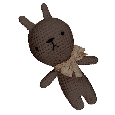 아이한코 뚱이 Big 손뜨개인형 뜨개질 DIY 패키지 + 꼬리방울 랜덤발송, 1세트, 030 코코아