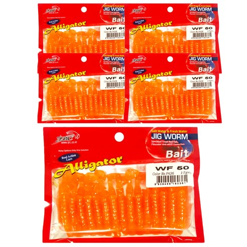 JRC WF50 루어 1.5g 15p x 5개, PA36