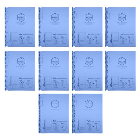 문화산업 젤리 팝스 스마트 노트 60p, 네온블루(JN600-73), 10개