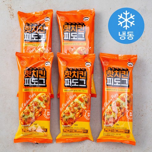 싱글팩토리 치킨 피도그 (냉동), 100g, 5개