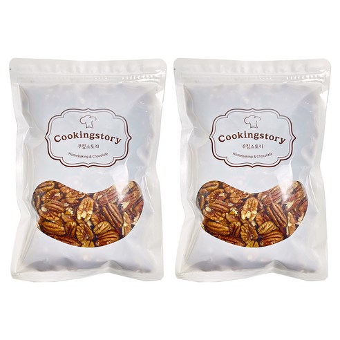 쿠킹스토리 피칸 반태, 500g, 2개