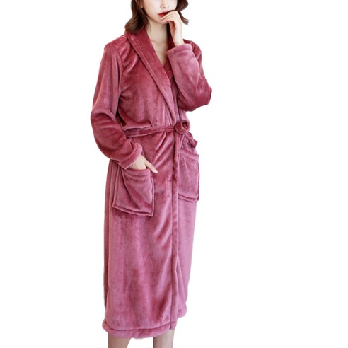 도톰한 유니섹스 샤워가운 XL, 자두, 1개