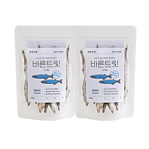 반려소반 바른트릿 열빙어 10개입, 2개