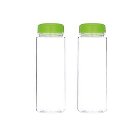 보틀트리 마이보틀 무지 미니 페트 보틀 2p, 그린, 500ml