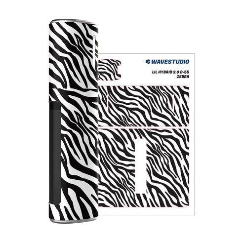 웨이브스튜디오 릴 하이브리드 스킨 스티커 2.0 2p, D 55 ZEBRA, 1개