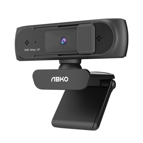 고화질 영상과 선명한 오디오로 화상 통화와 콘텐츠 제작을 향상시키는 앱코 QHD 웹캠