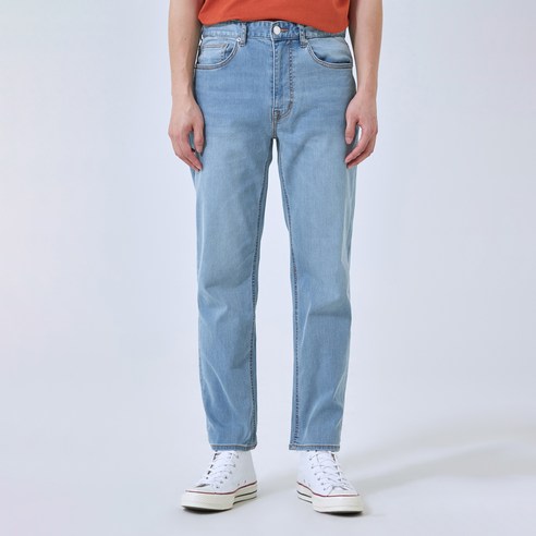 스파오 남성용 데일리지 9부 쿨 테이퍼드진 SPTJA25C24