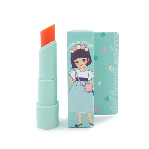 디엘프렌즈 어린이 립틴트밤, 리아오렌지팡팡, 1개