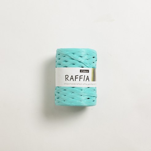 리네아 라피아 뜨개실 40g x 4p, 403 밝은터키석, 85m