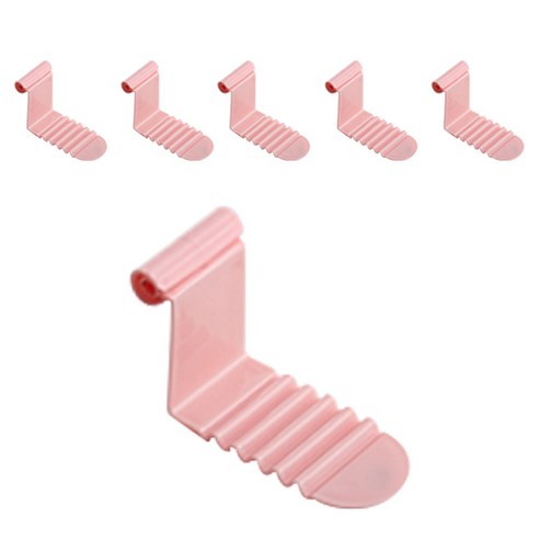 홈리빙 침대시트 홀더, 핑크, 6개