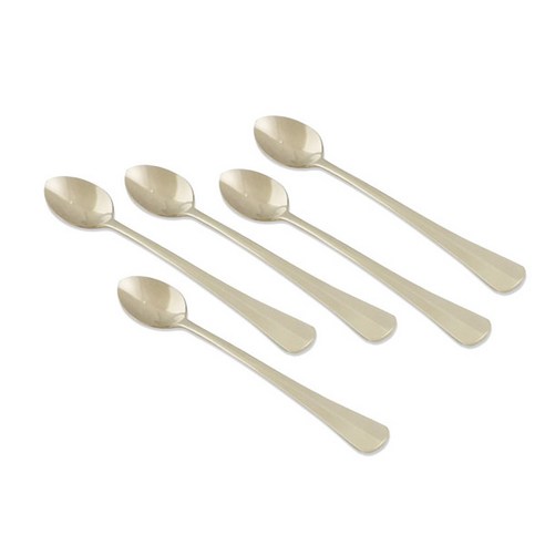 퀸센스 삼각 티타늄 롱스푼 5p, 1세트