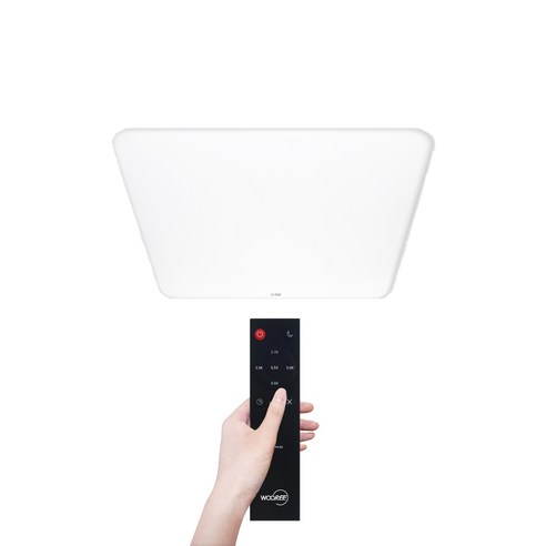 우리조명 장수램프 LED 퓨어 스마트 리모컨 사각 방등 55W - 천장등/실링라이트 | 쿠팡