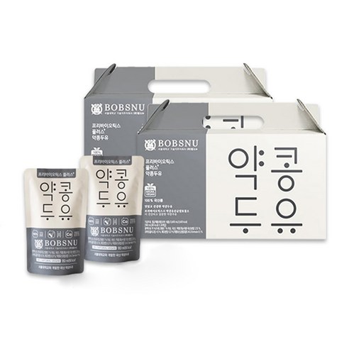 서울대밥스누 프리바이오틱스 플러스 약콩두유, 180ml, 40개