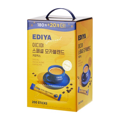 이디야 스페셜 모카블렌드 커피믹스, 200개입, 1개